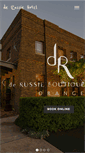 Mobile Screenshot of derussiehotels.com.au